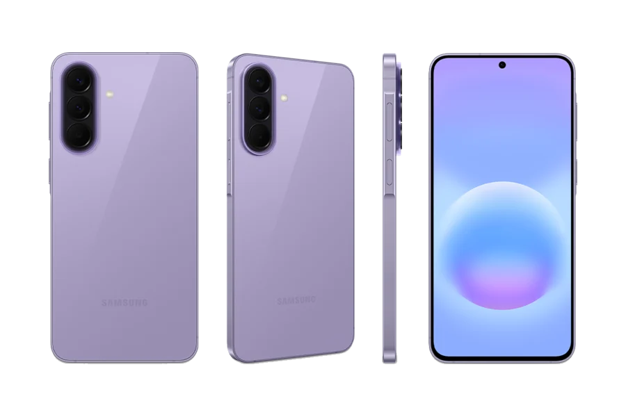 Samsung Galaxy A57 5G i lila